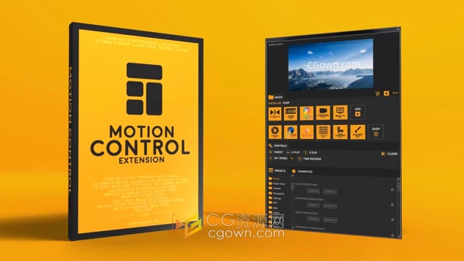 Motion Control v1.23 AE脚本与相关扩展资源菲博官网下载预设包